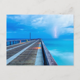 La Lumière À Navarre Beach Pier Carte Postale