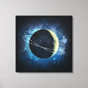 La Lune - Toile Enveloppée
