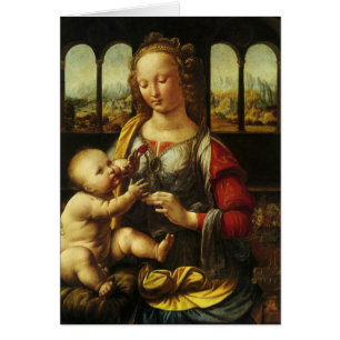 La Madone au Carnation de Léonard de Vinci