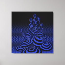 La magie bleue de minuit de toile géante répand 1m