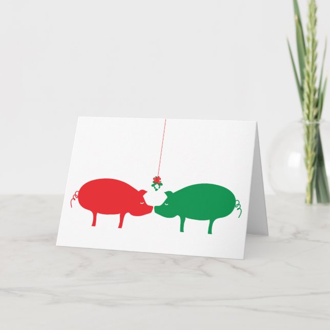 La magie de Mistletoe, carte de vacances (Devant)