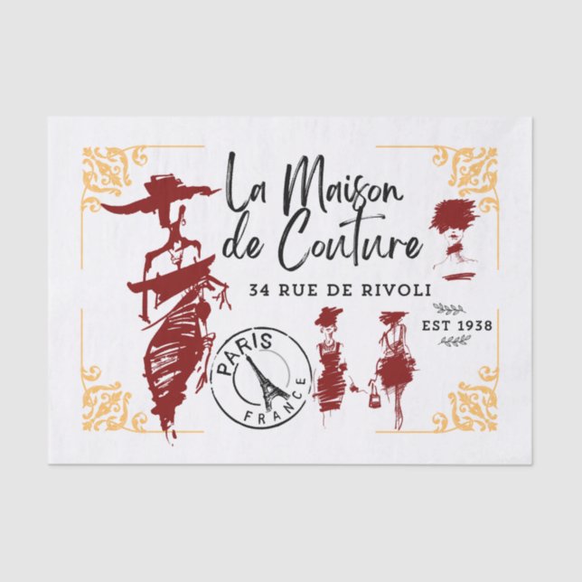 La Maison de Couture Seidenpapier (Vorderseite)