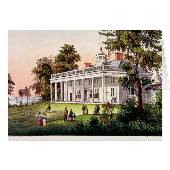 La maison de George Washington (Devant horizontal)