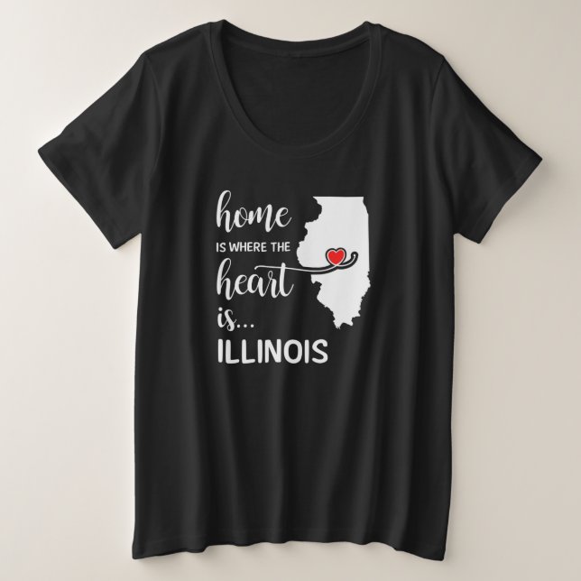 La maison de l'Illinois est le coeur (Design devant)