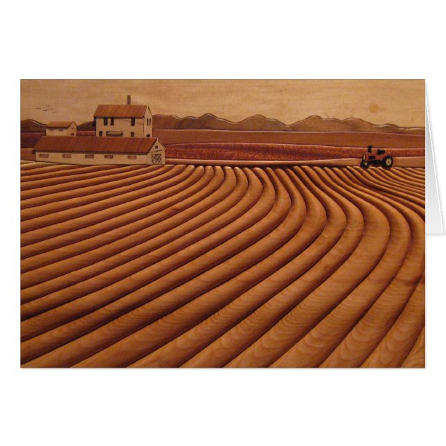 La maison est la carte vierge de centre (Devant horizontal)