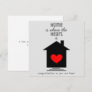 La maison est là où le coeur est - Nouvelle carte 