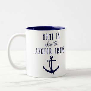 La maison est où l'Ancre laisse tomber la tasse