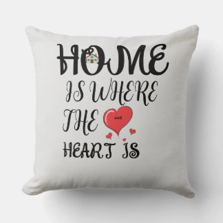 La maison est où le coeur est Coussin