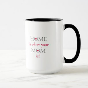 La maison est où votre maman est tasse