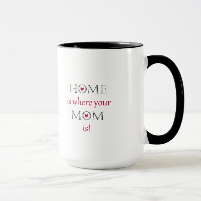 La maison est où votre maman est tasse (Droite)