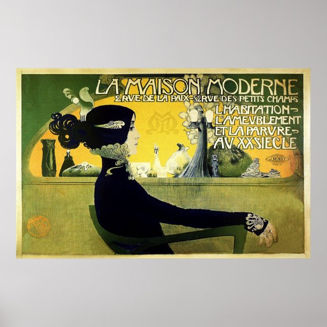 La Maison Moderne - Art Nouveau Poster (Vorne)