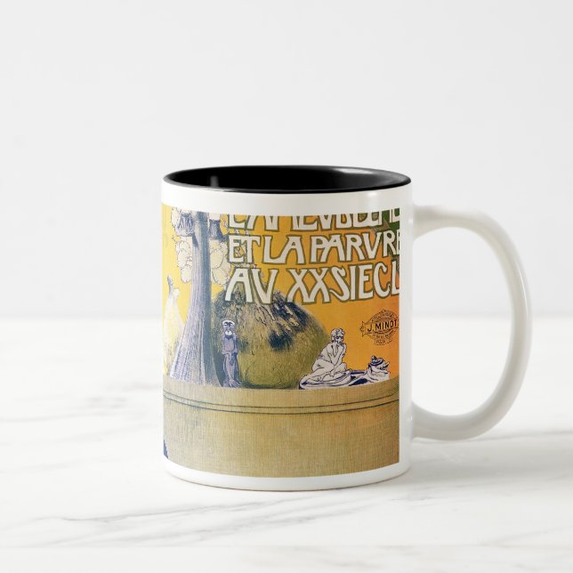 La Maison Moderne, c.1902 Zweifarbige Tasse (Rechts)