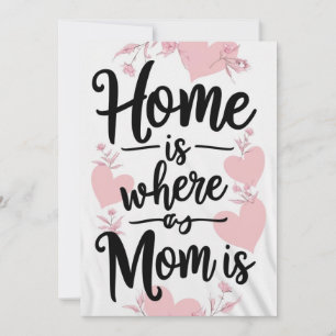 La maison où maman est, la carte cadeau de jour de