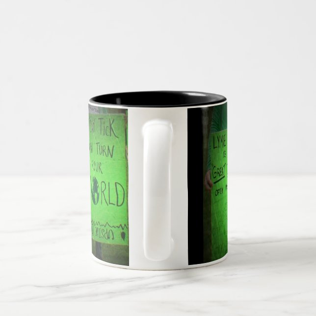 La Maladie de Lyme Signes Mugs (Poignée)