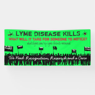 La maladie de Lyme tue la banderole des signes de 