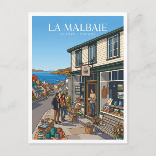 La Malbaie Kunsthandwerk Einkaufsviertel Kanada Ge Postkarte