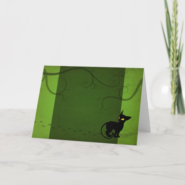 La malchance prend une carte de voeux de promenade (Devant)