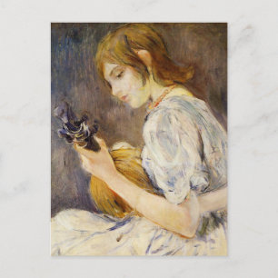 La mandoline par Berthe Morisot Carte postale