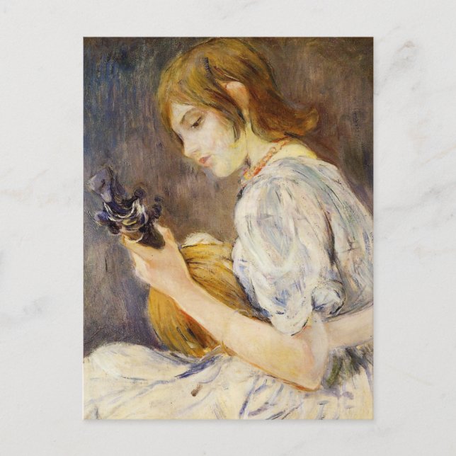 La mandoline par Berthe Morisot Carte postale (Devant)