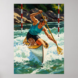 LA MANEUVER DU CANOø (das Kanumanöver) Poster