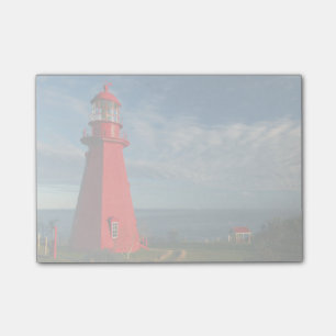 La Martre Lighthouse Matane auf dem Gaspe Post-it Klebezettel