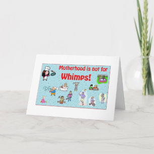 La maternité n'est pas pour la carte de voeux Whim
