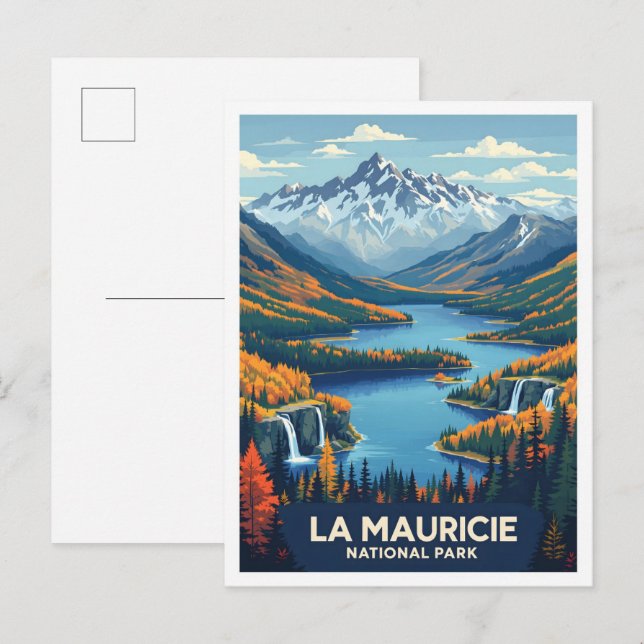 La Mauricie National Park Quebec Kanada Reisen Postkarte (Vorne/Hinten)