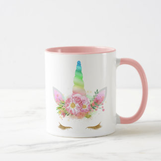 La mèche fait une sieste tasse de café de licorne