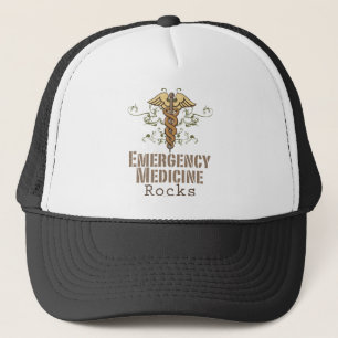 La médecine de secours bascule le casquette