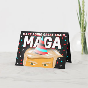 La meilleure carte d'anniversaire MAGA Donald Trum