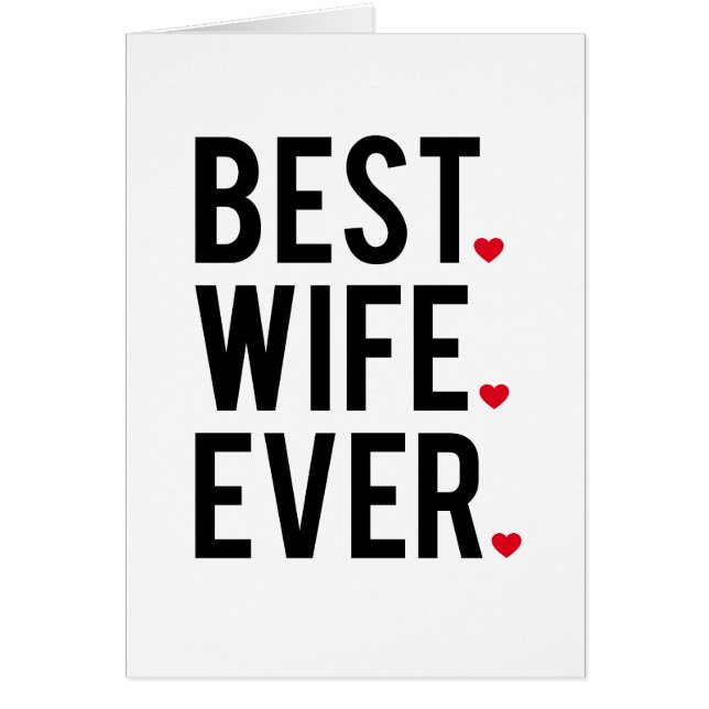 La meilleure épouse jamais (Devant)