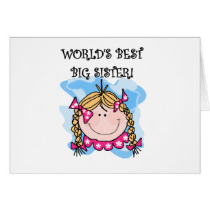 La meilleure grande soeur du monde blond de fille