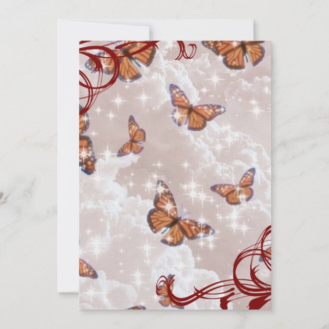 La meilleure invitation de carte mignonne et adora (Dos)