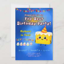 La Meilleure Invitation pour un Gâteau d'Anniversa