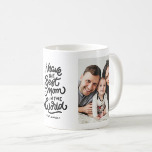 La meilleure maman dans la tasse de collage de