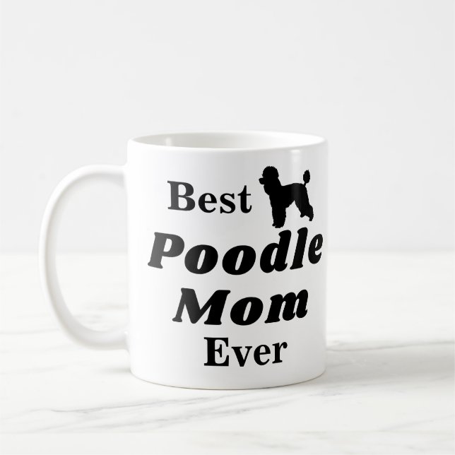 La meilleure tasse de café de maman de caniche (Gauche)