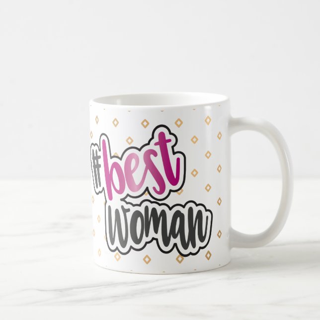 La meilleure tasse de femme avec l'effet rose de (Droite)