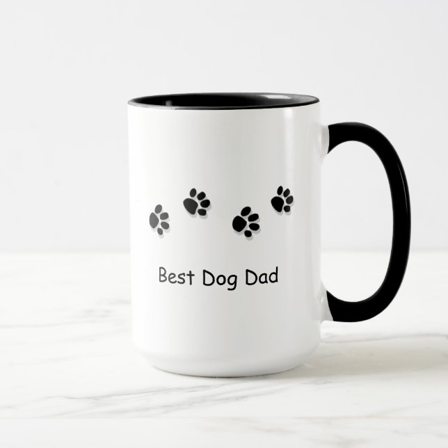 La meilleure tasse de papa de chien (Droite)