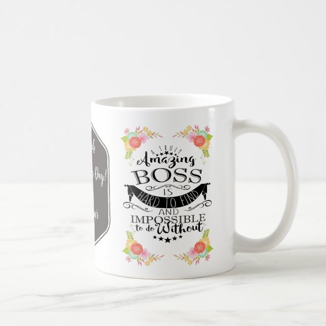 la meilleure tasse de patron, tasse customisée, (Droite)