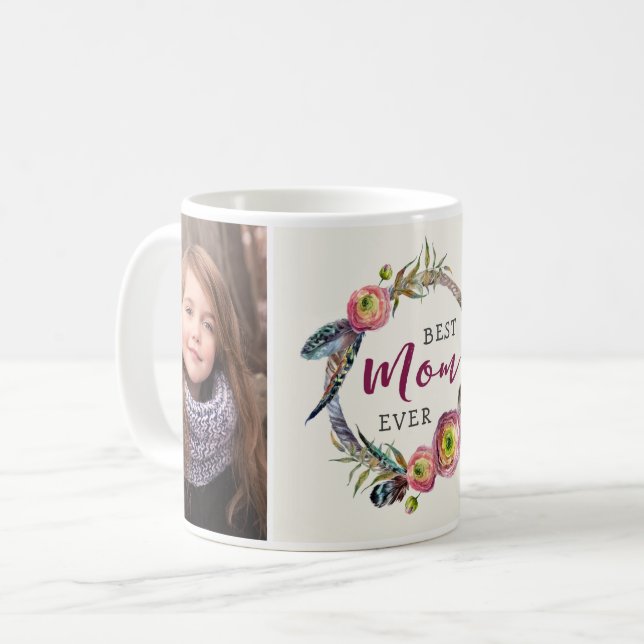 La meilleure tasse de photo de la conception 2 de (Devant gauche)