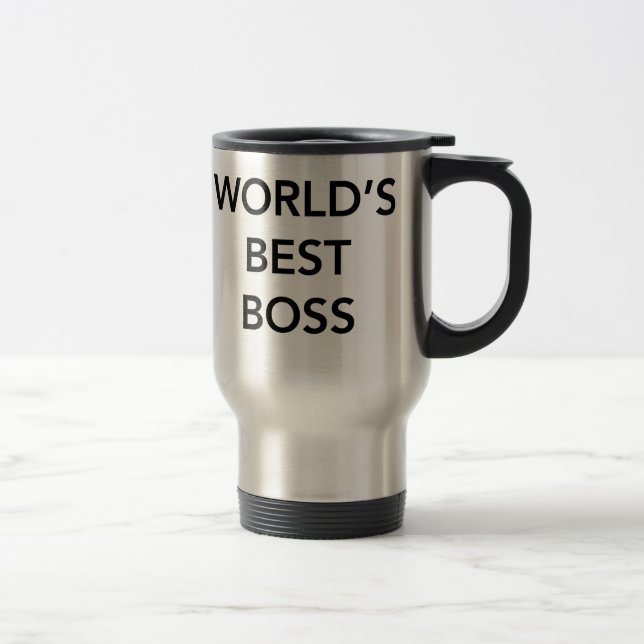 La meilleure tasse de voyage du patron du monde (Droit)