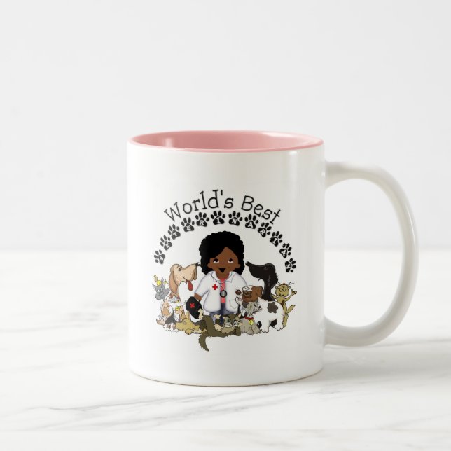 La meilleure tasse vétérinaire du monde - Africain (Droit)