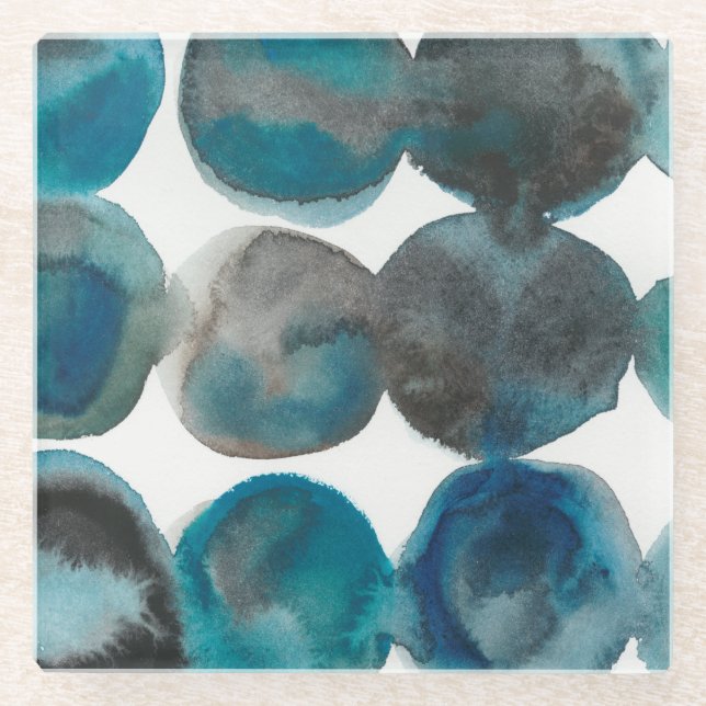 La Mer - Kreise Glasuntersetzer (Vorderseite)