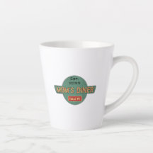 La mère rétro Diner Latte Mug