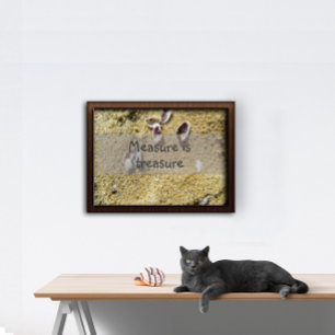 La mesure est trésor sagesse dire affiche
