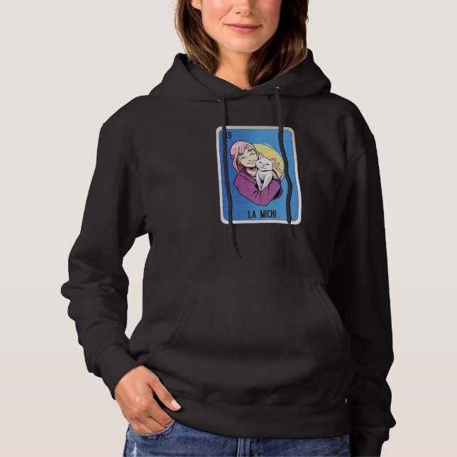 La Michi Mexican Slang Lottery Bingo Cards   Hoodie (Vorderseite)