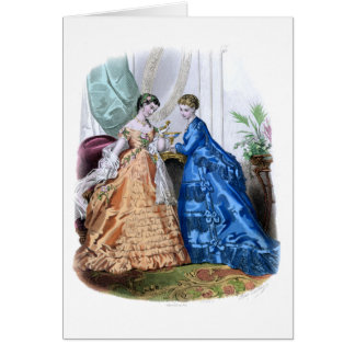 La Mode Illustre Peach and Blue Gowns