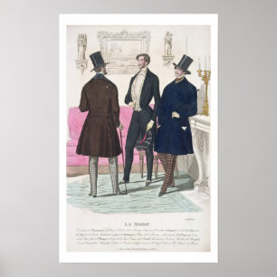 La Mode: Werbung für Männer im 19. Jahrhundert Poster