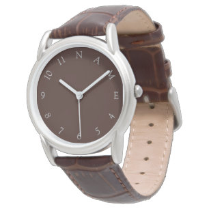 La montre-bracelet classique des hommes