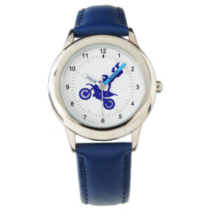 La montre-bracelet de motocross de saleté de